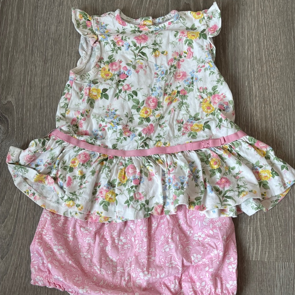 Ralph Lauren Girls 9M Outfit